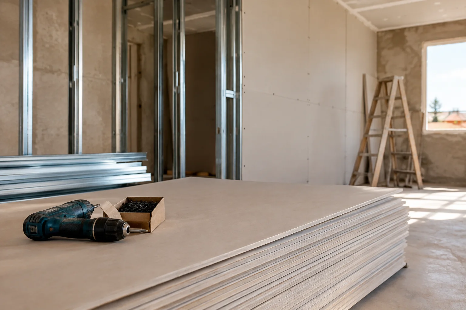 Como Calcular Drywall: Chapas, Perfis e Parafusos por m²