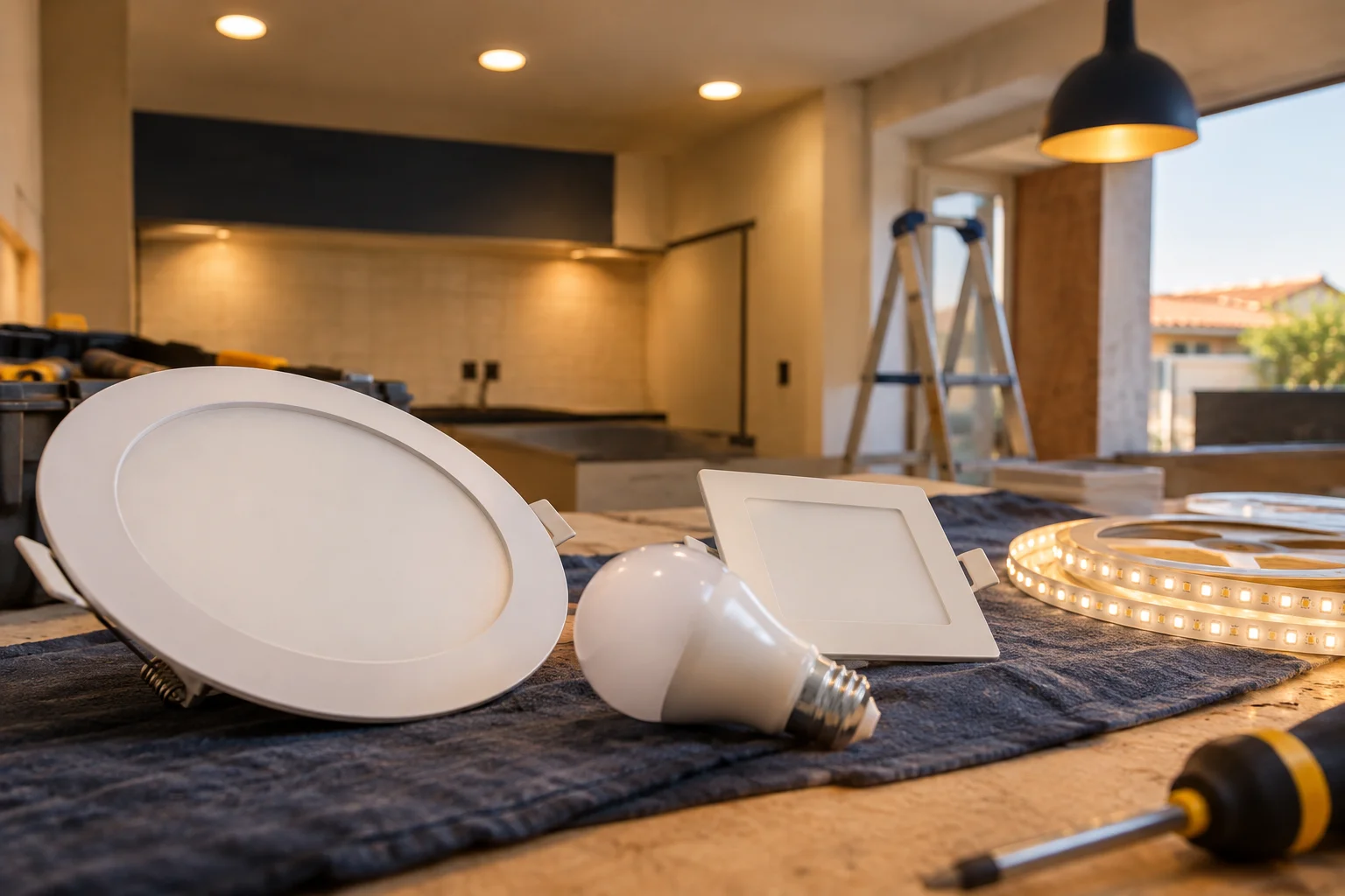 Iluminação LED: Economia Real por Cômodo e Como Dimensionar