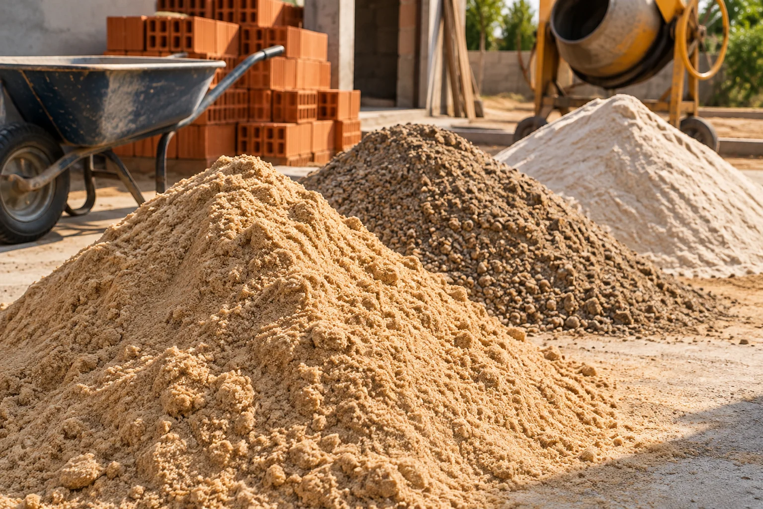 Preço da Areia para Construção por m³ em 2026