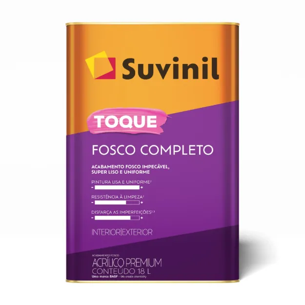 Suvinil Acrílico Premium Toque Fosco Completo 18 L